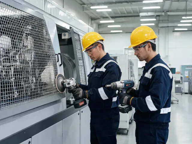 Manufacturing maintenance team