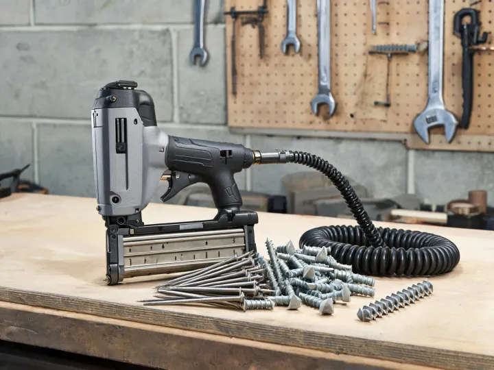 Pneumatic fastening tool