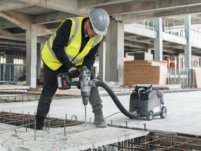 Commercial construction site